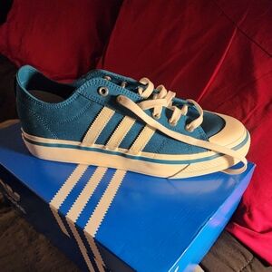 Adidas Teal Canvas Sneakers